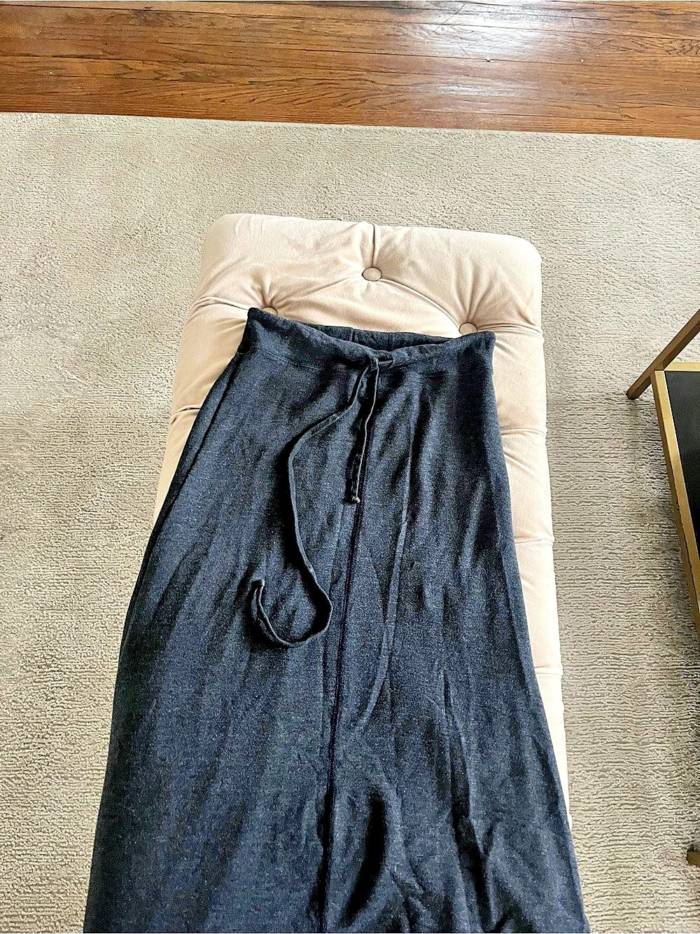 Hard Tail Maxi Skirt in Black Like New